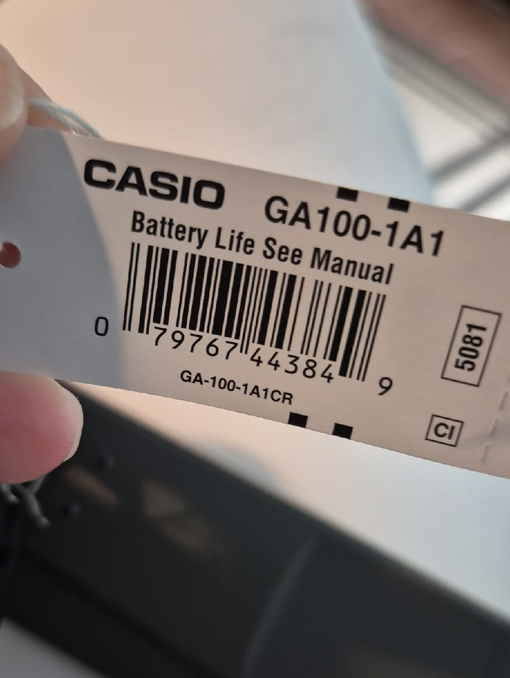 Casio G-Shock Matte Black Analog-Digital Watch - Picture 5 of 7